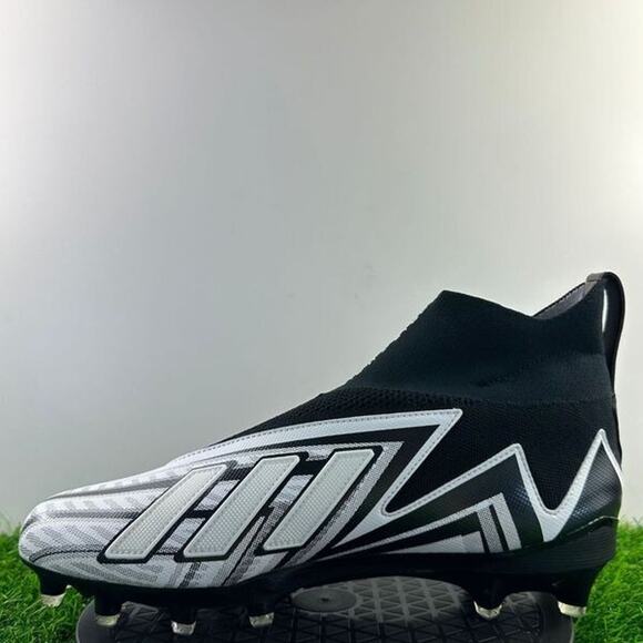 Adidas Freak Ultra 23 Inline Men Size 12 Black White Football Cleats GW4169 NEW - Picture 5 of 8